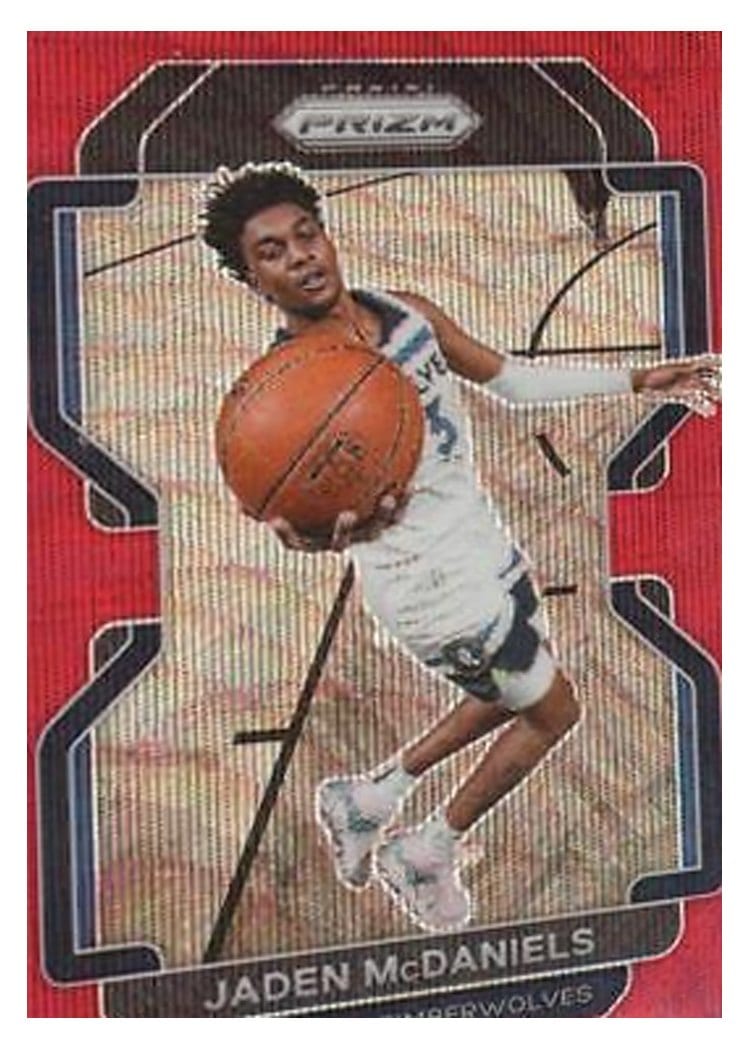 2021-22 Panini Prizm Base Set Jaden McDaniels #12 card