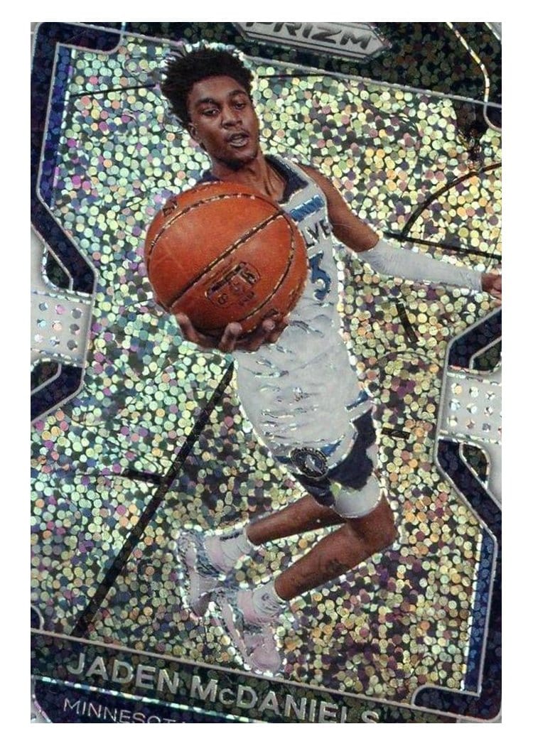 2021-22 Panini Prizm Base Set Jaden McDaniels #12 card