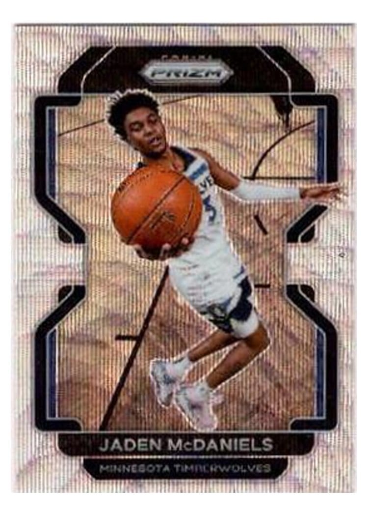 2021-22 Panini Prizm Base Set Jaden McDaniels #12 card