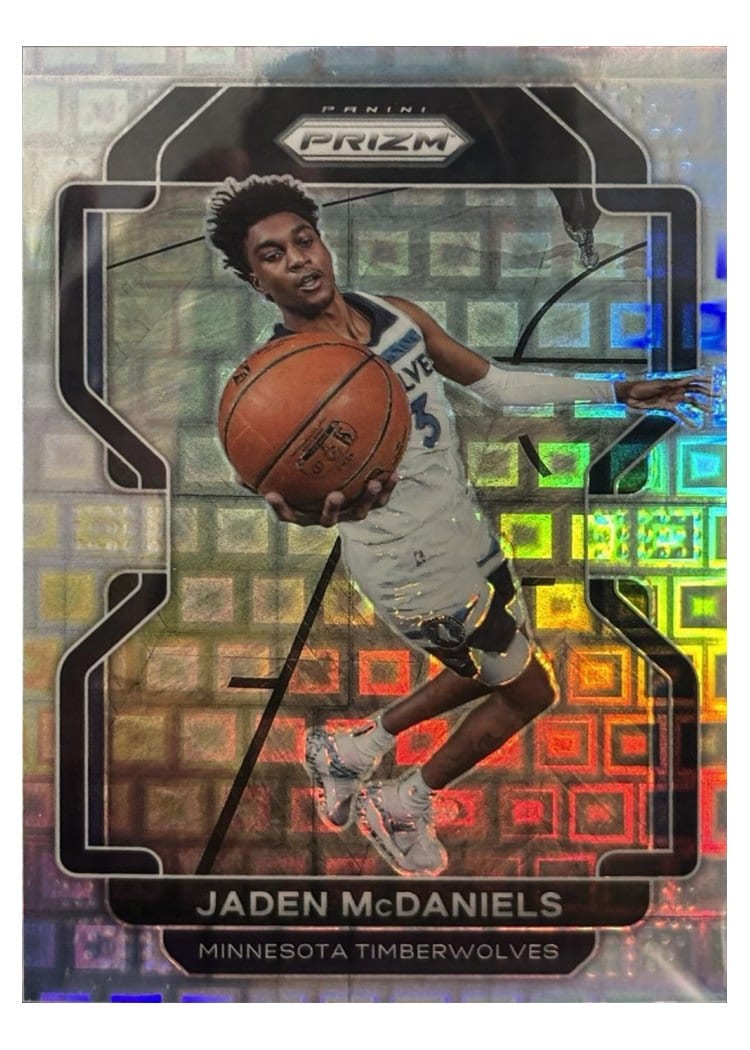 2021-22 Panini Prizm Base Set Jaden McDaniels Pandora #12 card