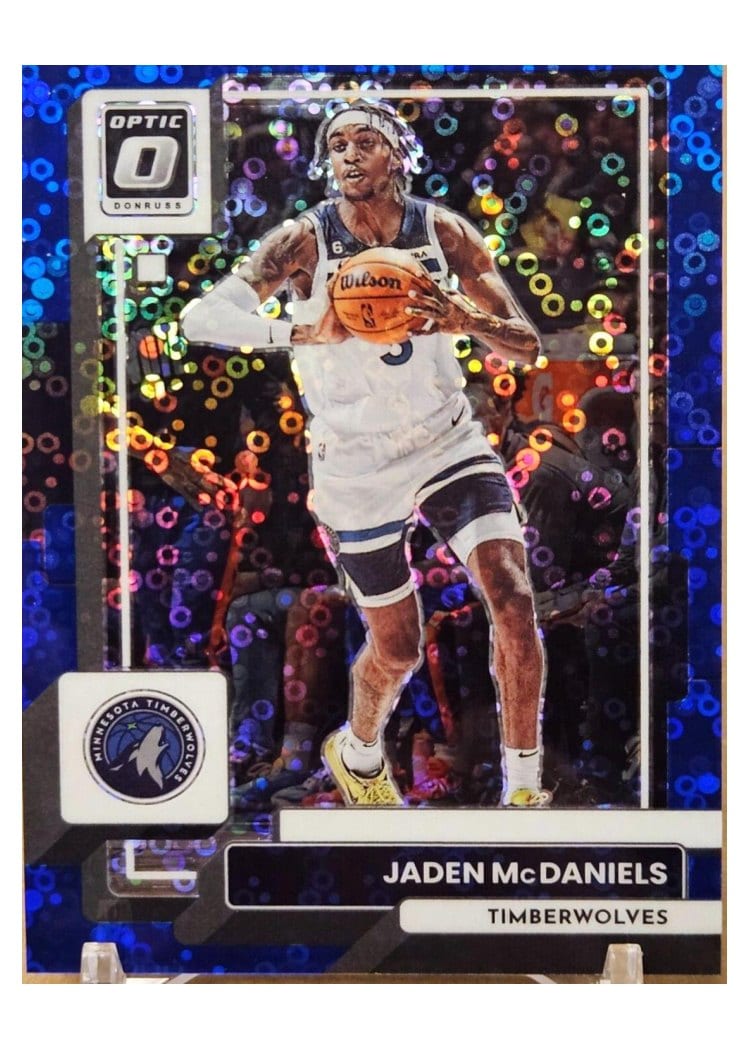 2022-23 Donruss Optic Base Set Jaden McDaniels #67 card