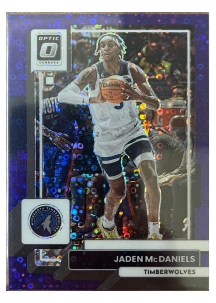 2022-23 Donruss Optic Base Set Jaden McDaniels #67 card