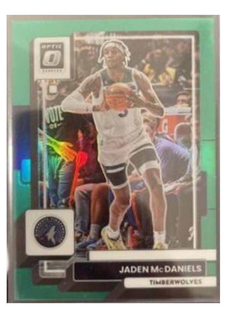 2022-23 Donruss Optic Base Set Jaden McDaniels #67 card