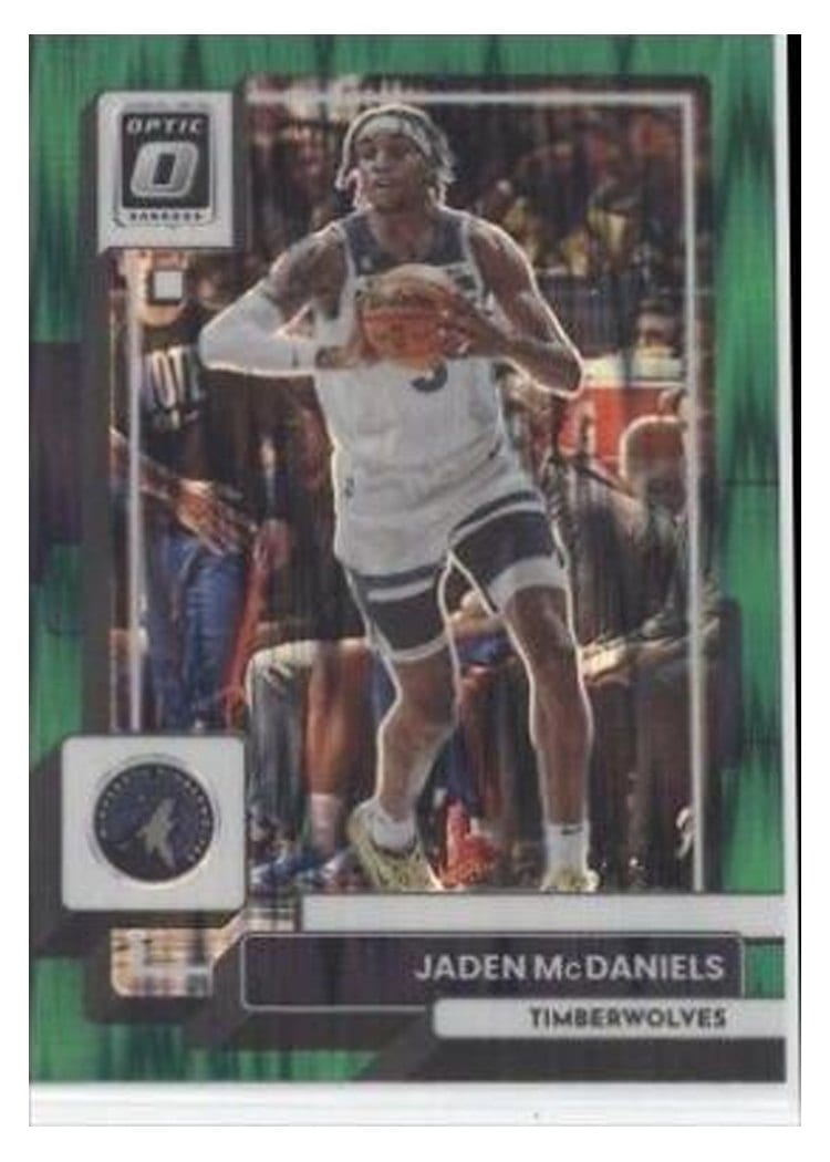 2022-23 Donruss Optic Base Set Jaden McDaniels #67 card