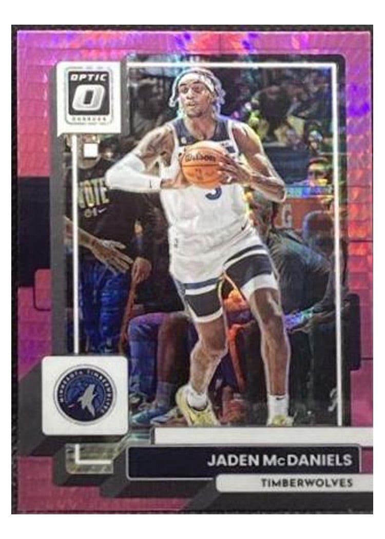2022-23 Donruss Optic Base Set Jaden McDaniels #67 card