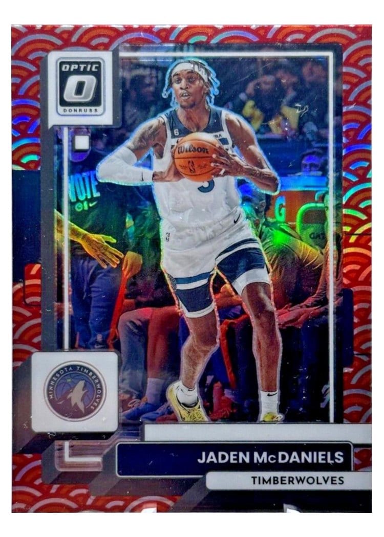 2022-23 Donruss Optic Base Set Jaden McDaniels #67 card