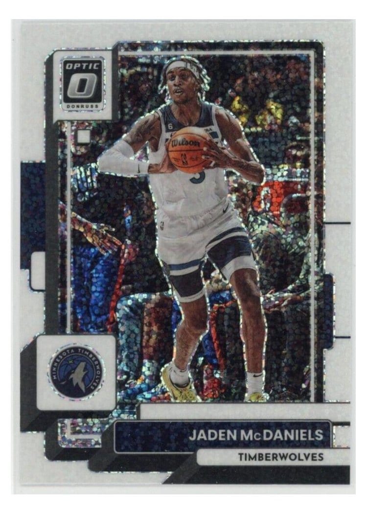 2022-23 Donruss Optic Base Set Jaden McDaniels #67 card