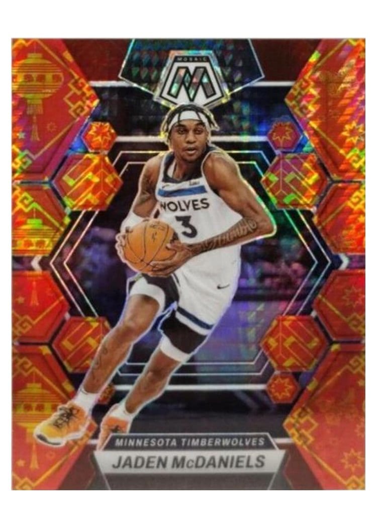 2022-23 Panini Mosaic Base Set Jaden McDaniels #58 card