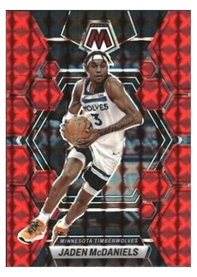 2022-23 Panini Mosaic Base Set Jaden McDaniels #58 card