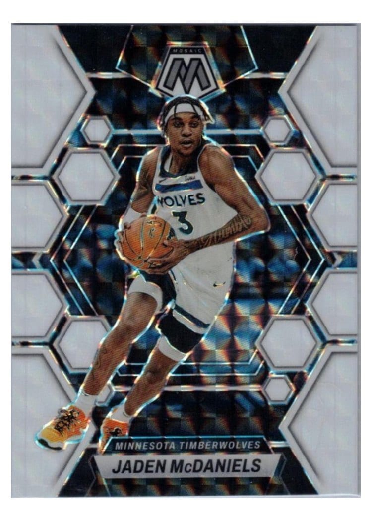 2022-23 Panini Mosaic Base Set Jaden McDaniels #58 card