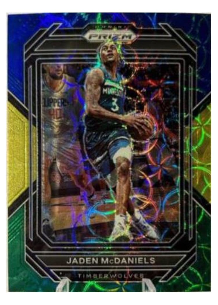 2022-23 Panini Prizm Base Set Jaden McDaniels #53 card