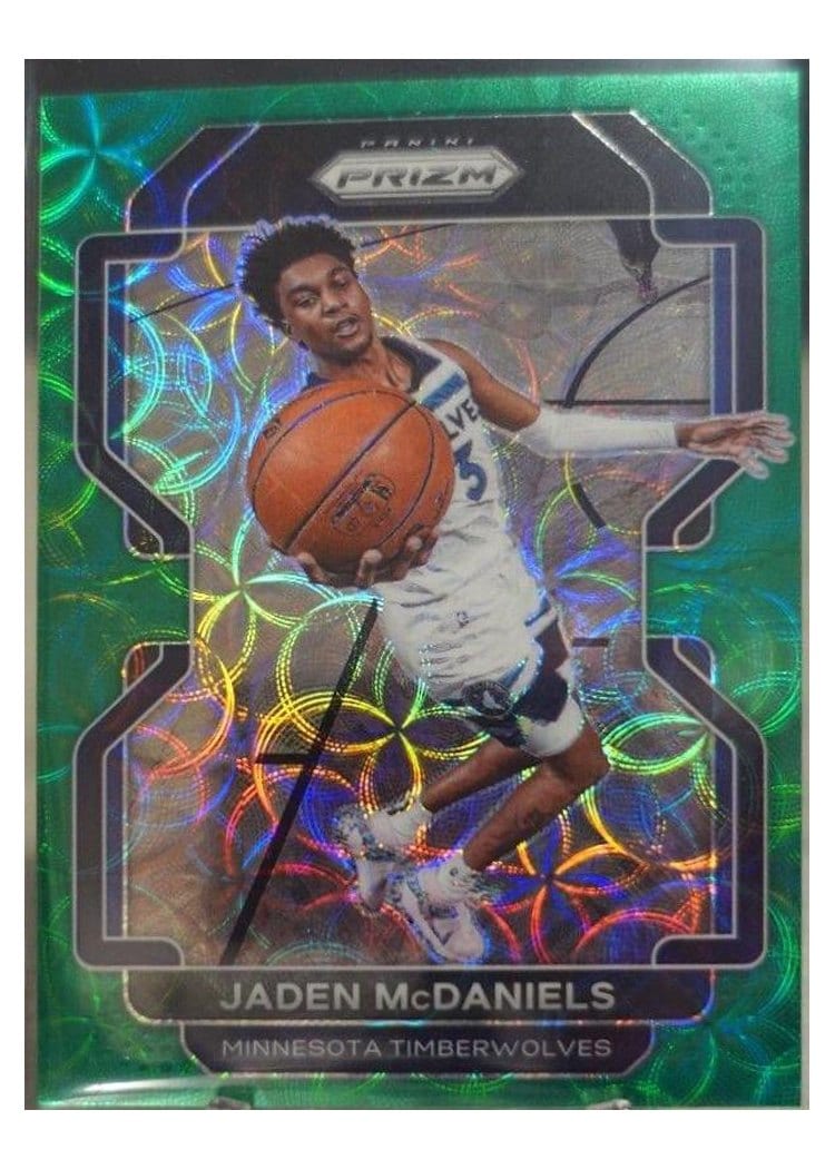 2022-23 Panini Prizm Base Set Jaden McDaniels #53 card