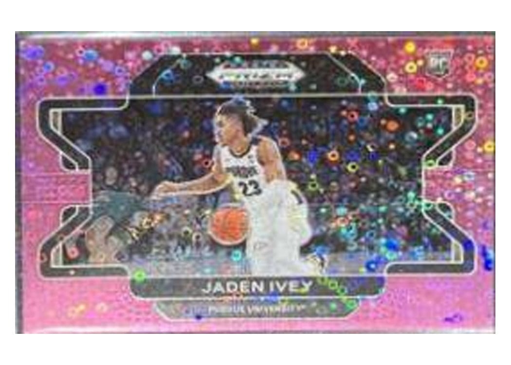 2022-23 Panini Prizm Base Set Jaden McDaniels Fast Break Pink Prizm #53 card