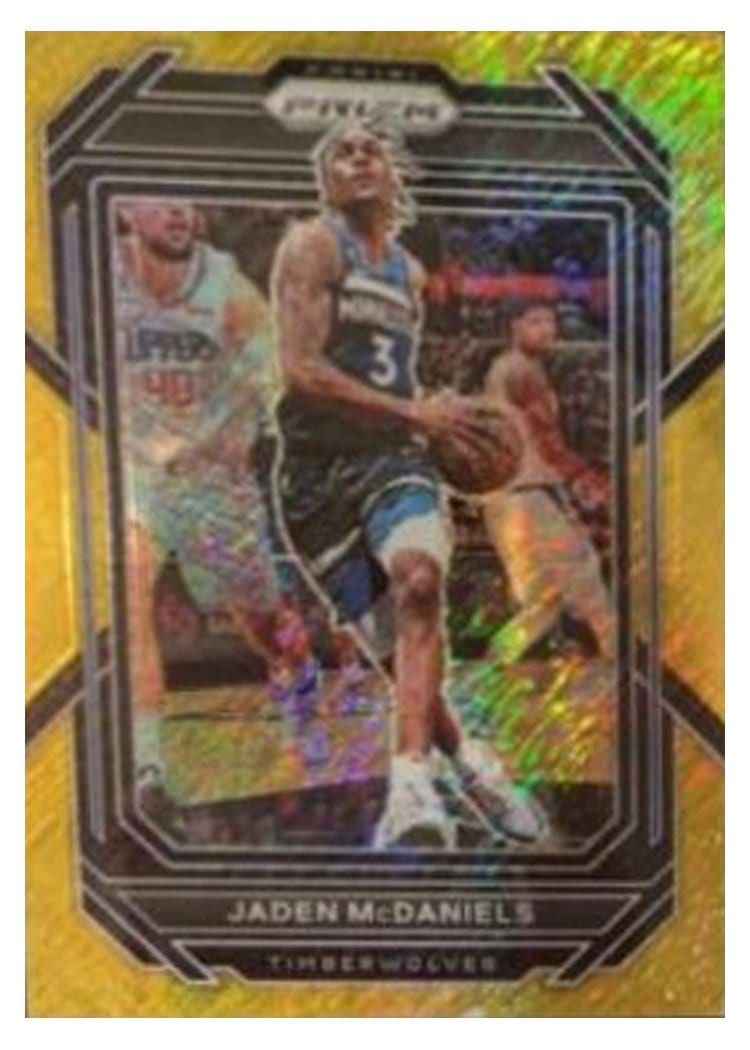 2022-23 Panini Prizm Base Set Jaden McDaniels #53 card