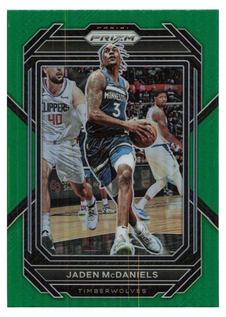 2022-23 Panini Prizm Base Set Jaden McDaniels #53 card