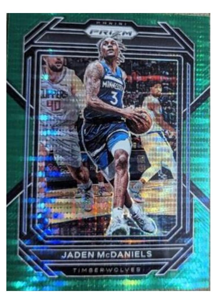 2022-23 Panini Prizm Base Set Jaden McDaniels #53 card