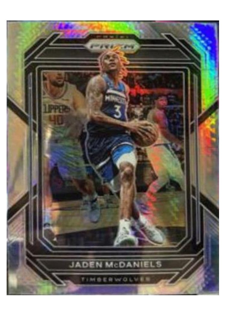 2022-23 Panini Prizm Base Set Jaden McDaniels #53 card