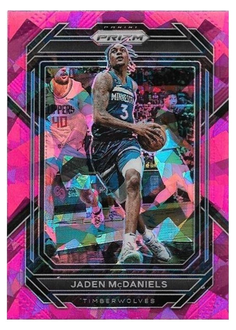 2022-23 Panini Prizm Base Set Jaden McDaniels #53 card