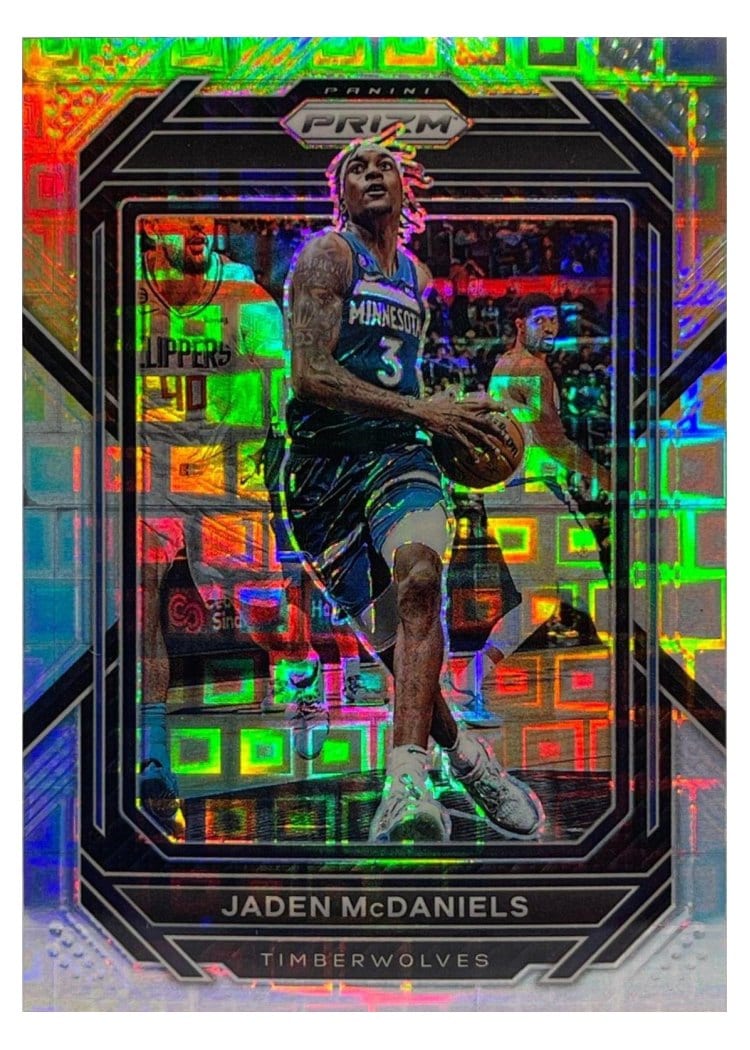 2022-23 Panini Prizm Base Set Jaden McDaniels #53 card