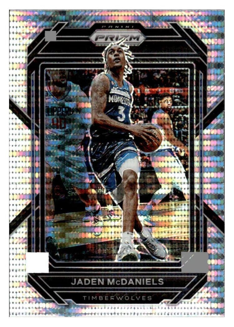 2022-23 Panini Prizm Base Set Jaden McDaniels #53 card