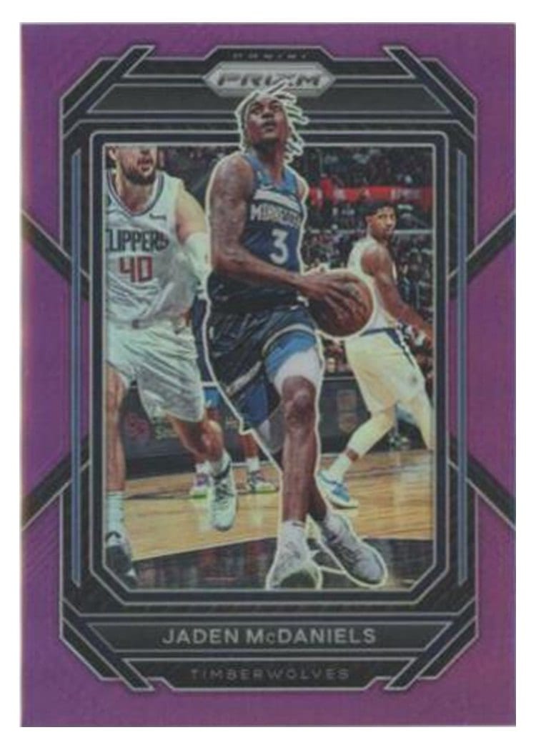 2022-23 Panini Prizm Base Set Jaden McDaniels #53 card