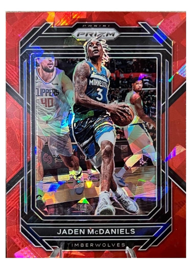 2022-23 Panini Prizm Base Set Jaden McDaniels #53 card