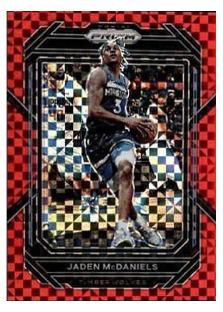 2022-23 Panini Prizm Base Set Jaden McDaniels #53 card