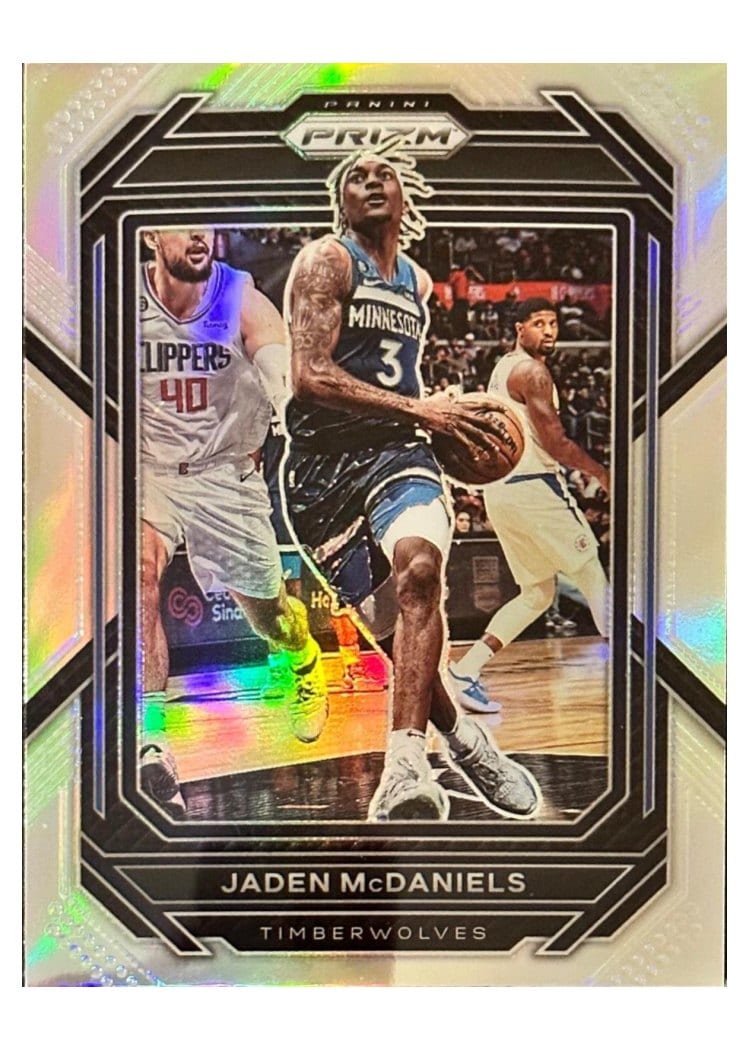 2022-23 Panini Prizm Base Set Jaden McDaniels #53 card