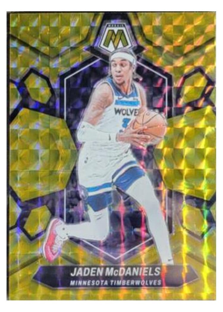 2023-24 Panini Mosaic Base Set Jaden McDaniels #87 card