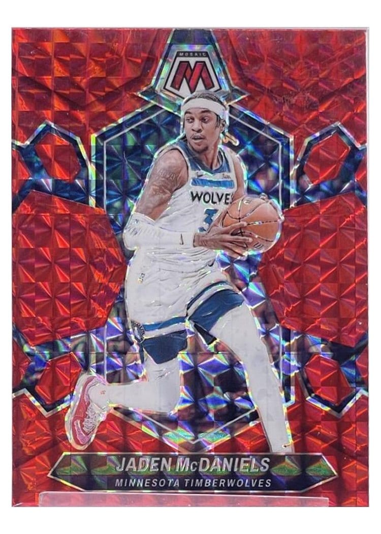 2023-24 Panini Mosaic Base Set Jaden McDaniels #87 card