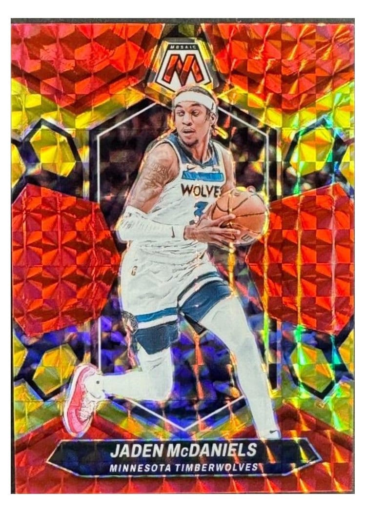 2023-24 Panini Mosaic Base Set Jaden McDaniels #87 card