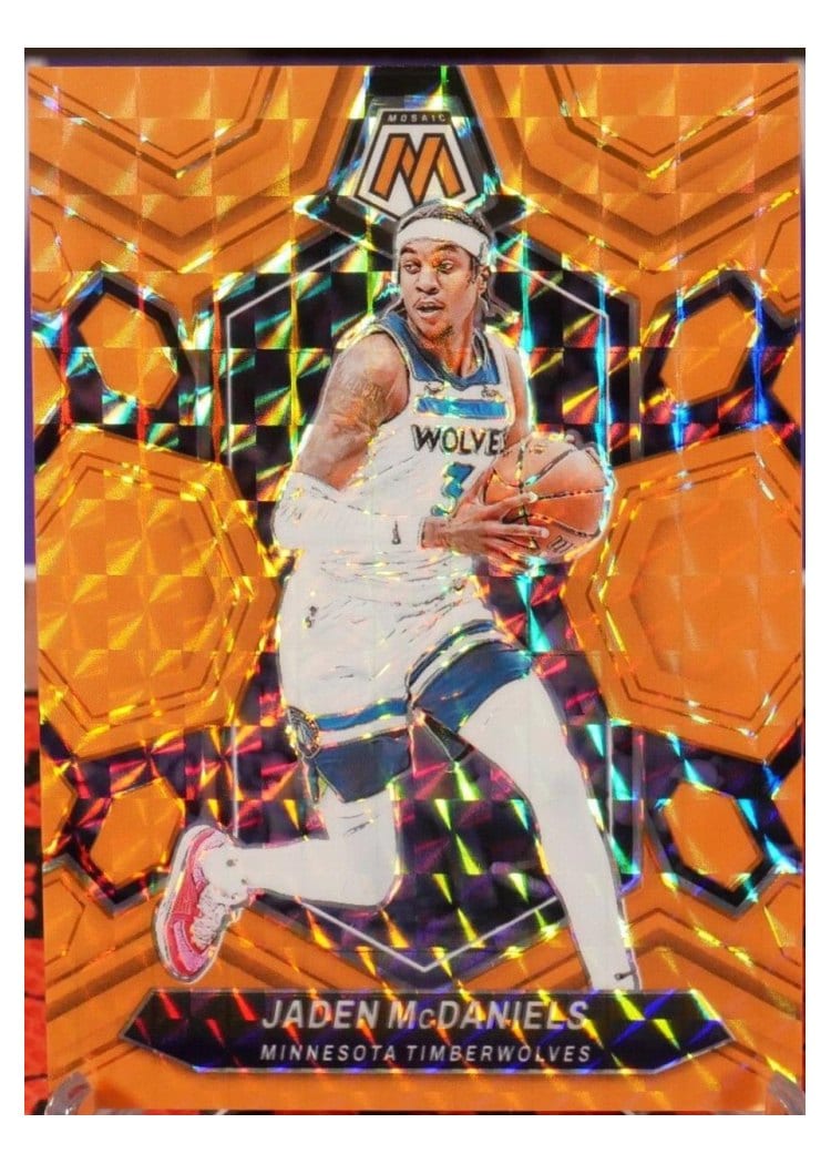 2023-24 Panini Mosaic Base Set Jaden McDaniels #87 card