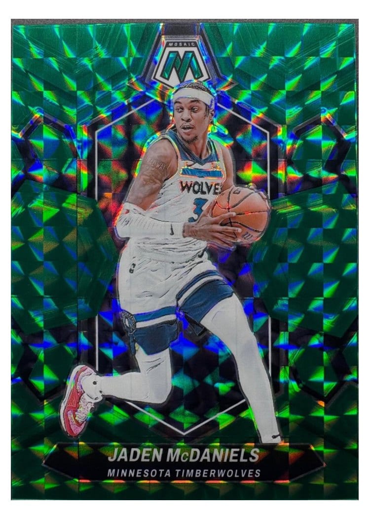 2023-24 Panini Mosaic Base Set Jaden McDaniels #87 card