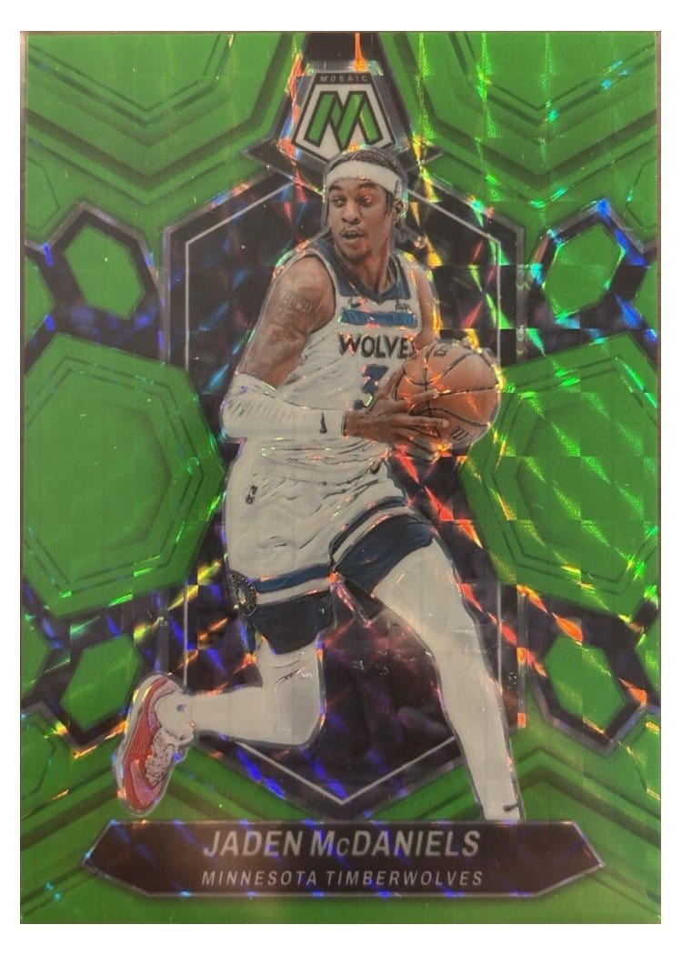 2023-24 Panini Mosaic Base Set Jaden McDaniels #87 card