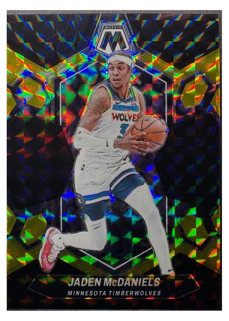 2023-24 Panini Mosaic Base Set Jaden McDaniels #87 card