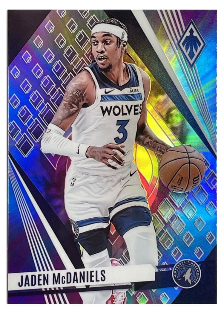 2023-24 Panini Phoenix Base Set Jaden McDaniels #19 card
