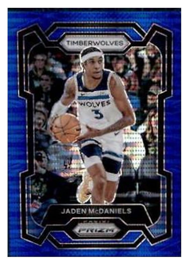 2023-24 Panini Prizm Base Set Jaden McDaniels #238 card