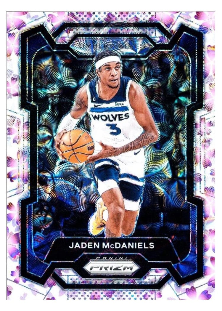 2023-24 Panini Prizm Base Set Jaden McDaniels #238 card