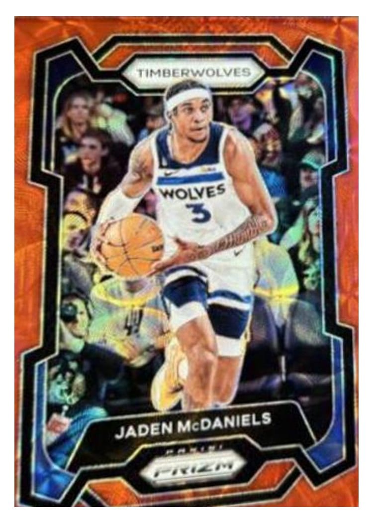 2023-24 Panini Prizm Base Set Jaden McDaniels #238 card