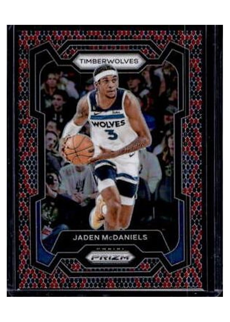 2023-24 Panini Prizm Base Set Jaden McDaniels #238 card