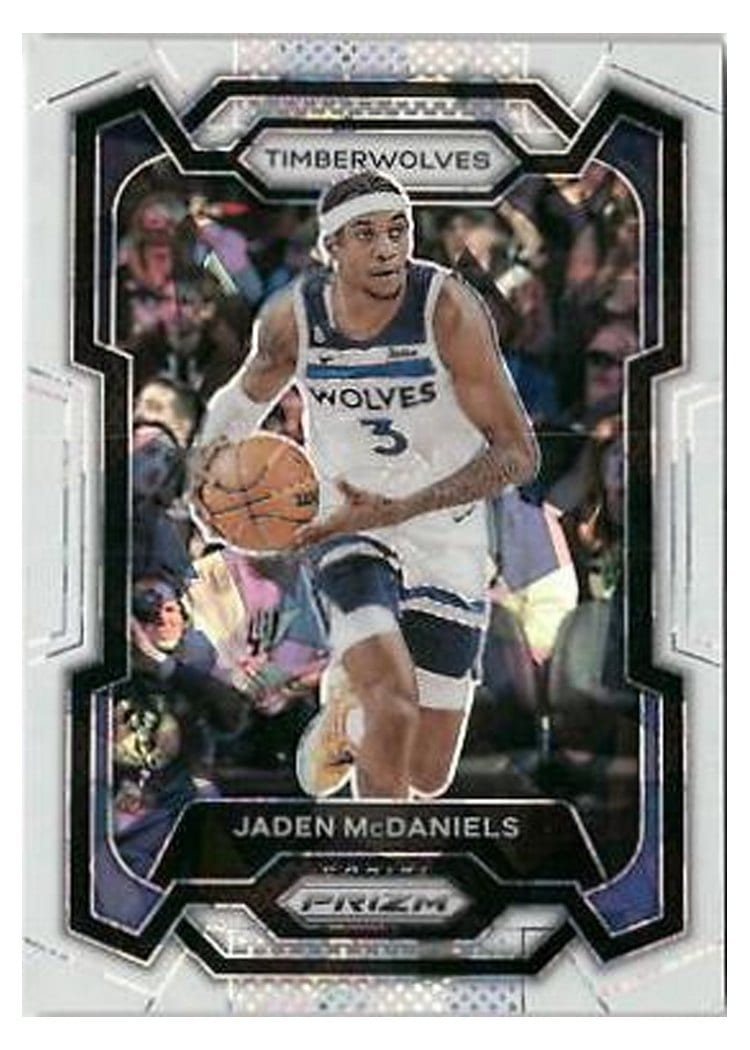 2023-24 Panini Prizm Base Set Jaden McDaniels #238 card