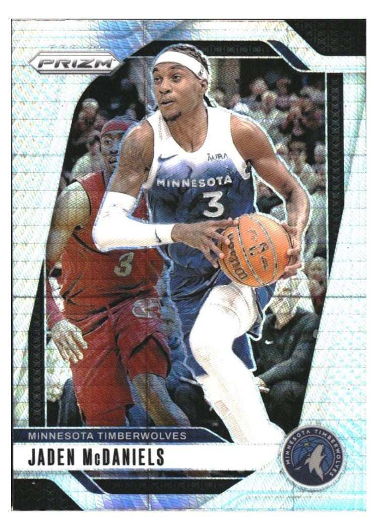 2024-25 Panini Prizm Base Set Jaden McDaniels #175 card
