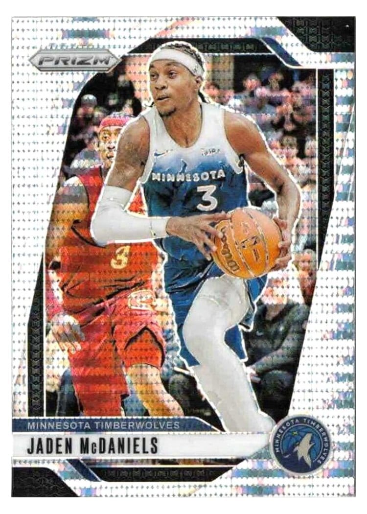 2024-25 Panini Prizm Base Set Jaden McDaniels #175 card