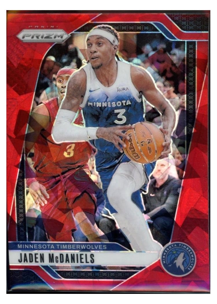 2024-25 Panini Prizm Base Set Jaden McDaniels #175 card