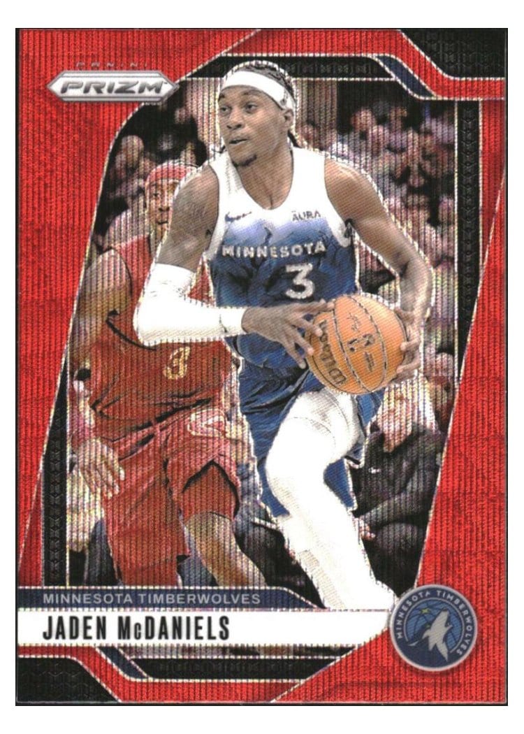 2024-25 Panini Prizm Base Set Jaden McDaniels #175 card