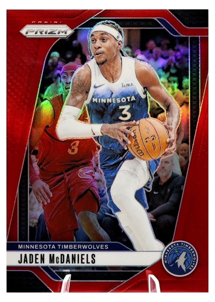 2024-25 Panini Prizm Base Set Jaden McDaniels #175 card
