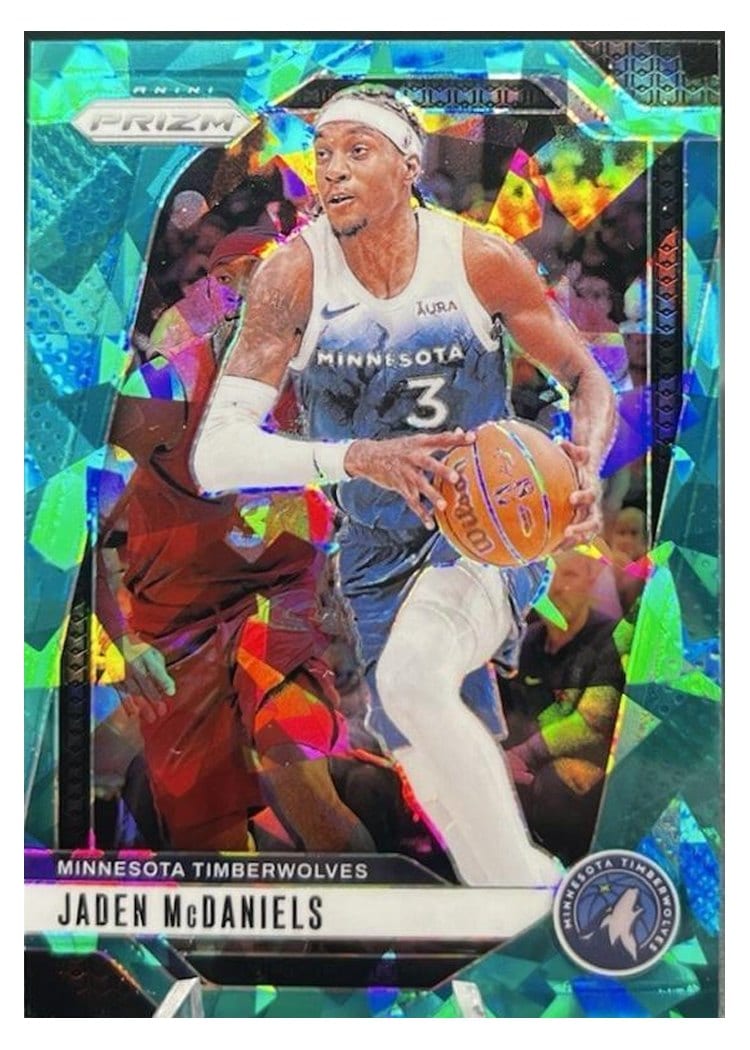 2024-25 Panini Prizm Base Set Jaden McDaniels #175 card