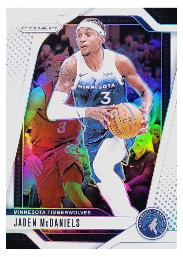 2024-25 Panini Prizm Base Set Jaden McDaniels #175 card