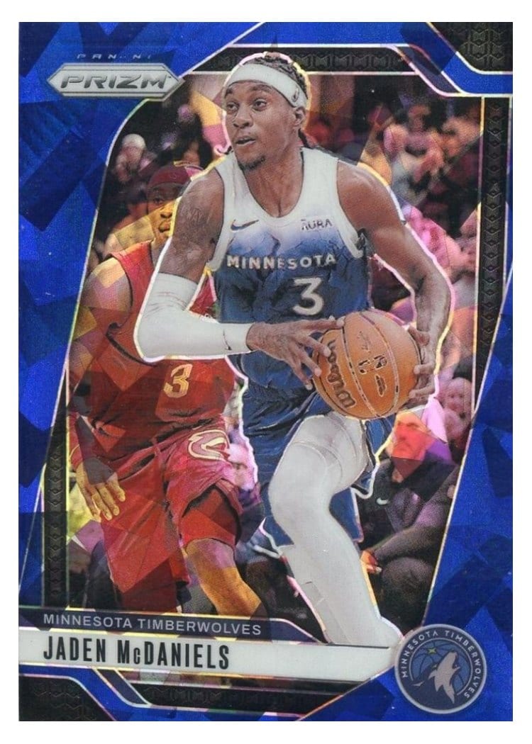 2024-25 Panini Prizm Base Set Jaden McDaniels #175 card