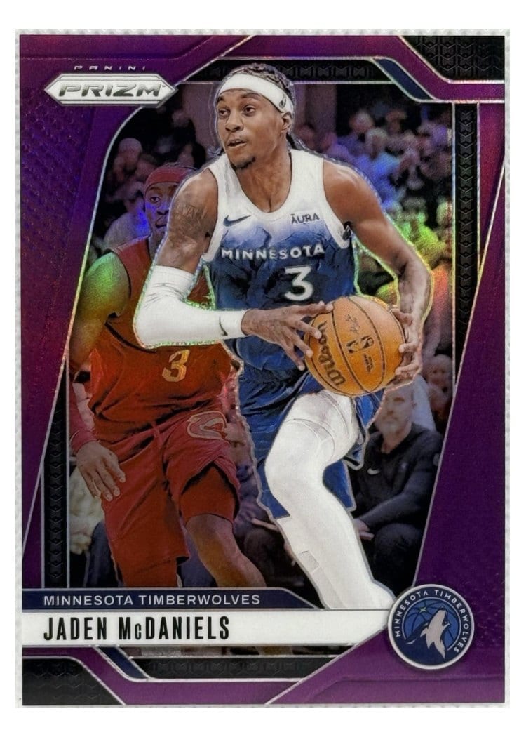 2024-25 Panini Prizm Base Set Jaden McDaniels #175 card